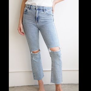 Carly Jean Kate distressed jeans